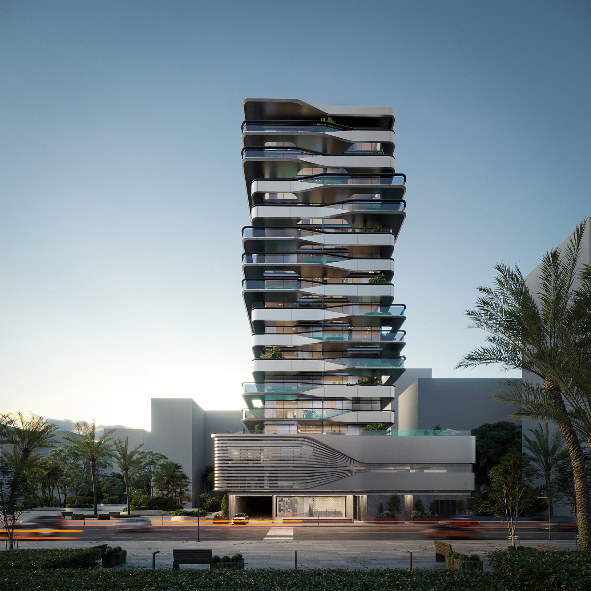 Dubai Island Tower - ZNeraZNera | We Curate Exceptional Spatial Experiences