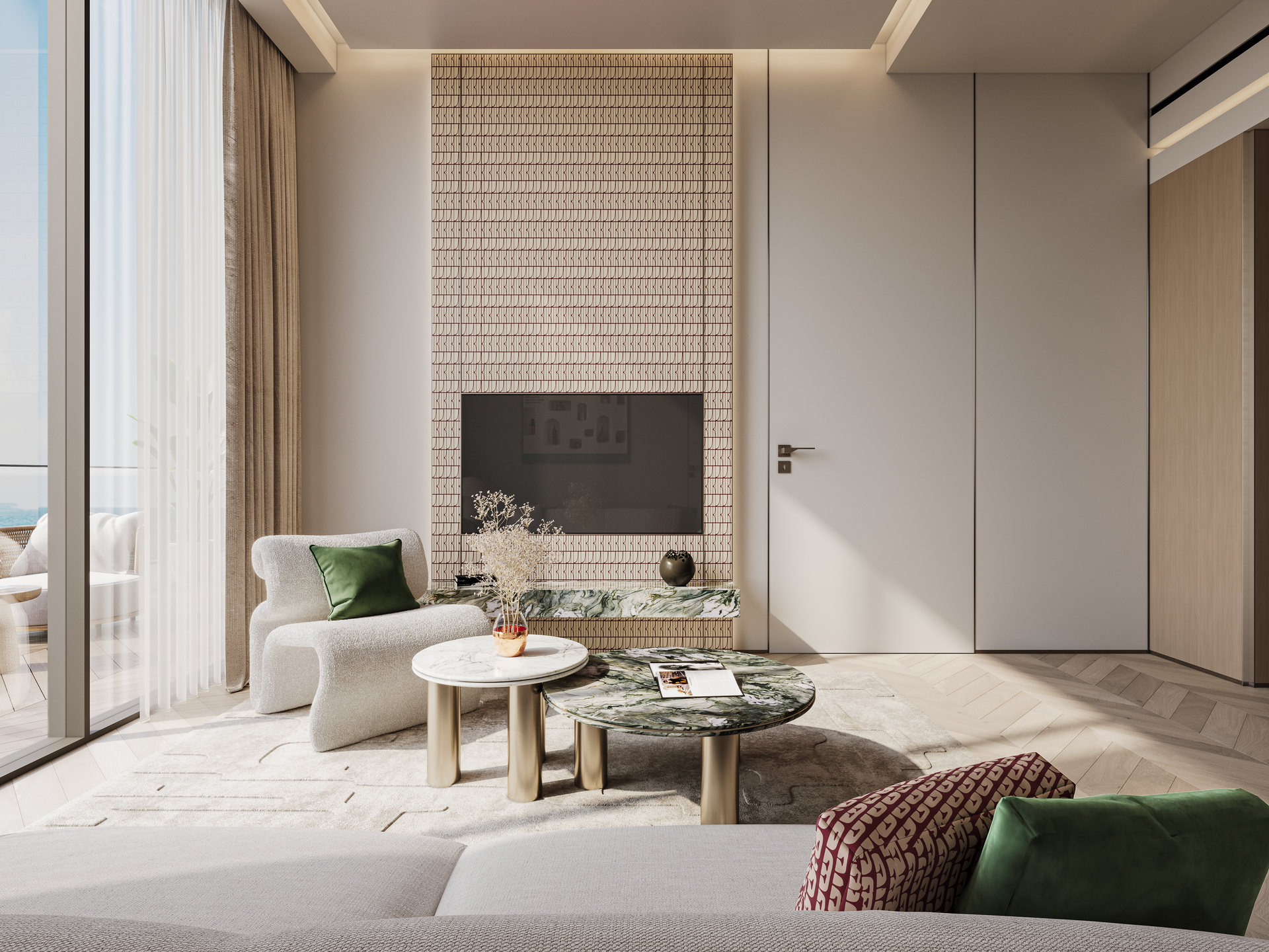  BHK LIVING ROOM 
